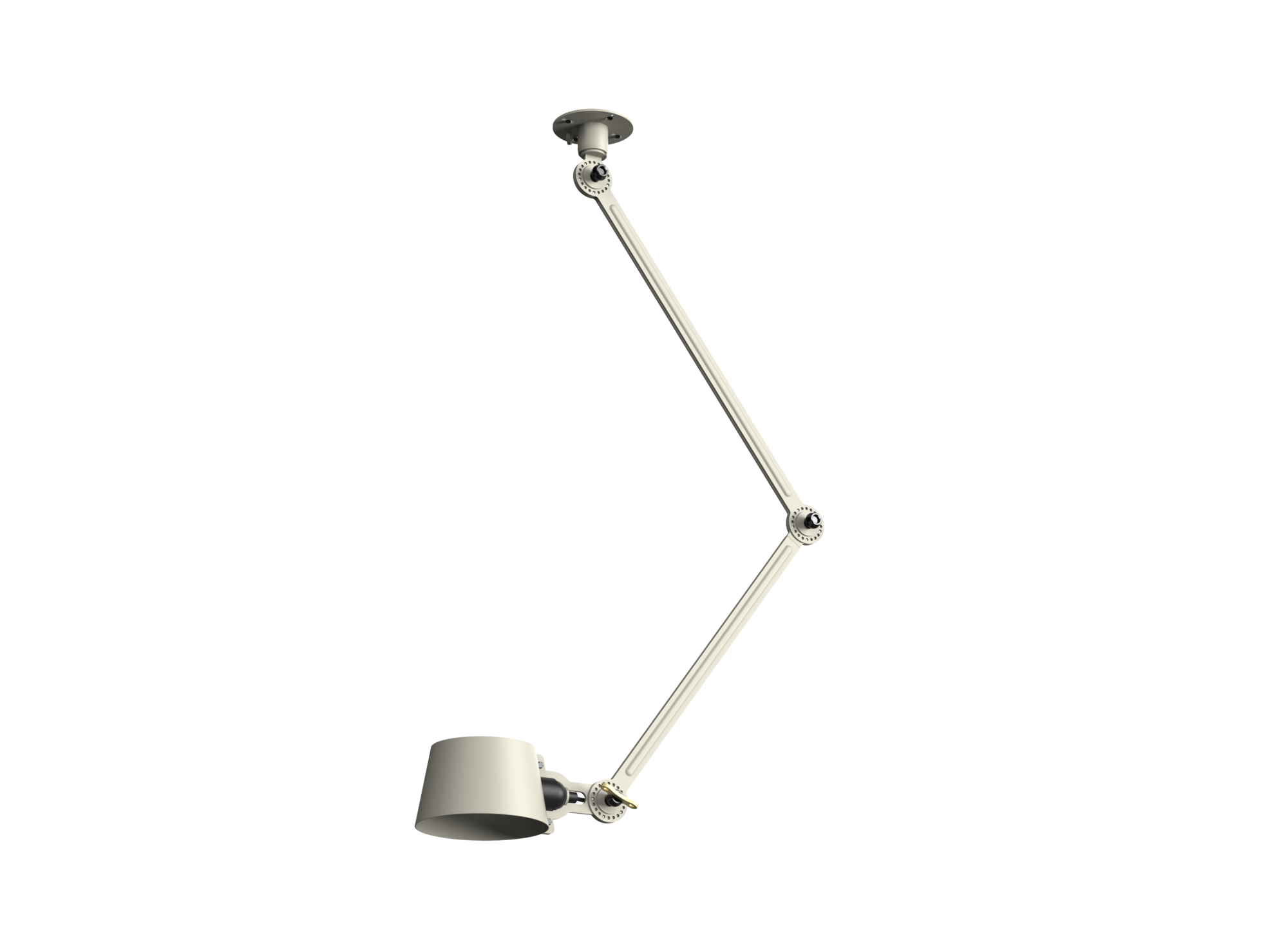 Plafondlamp Bolt 2 arms sidefit ash grey