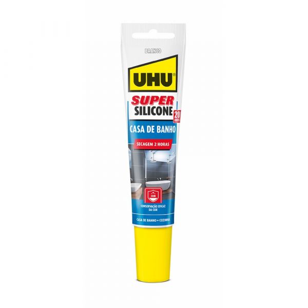 Uhu Super Silicone de Casa de Banho Branco 150 ml - 36900