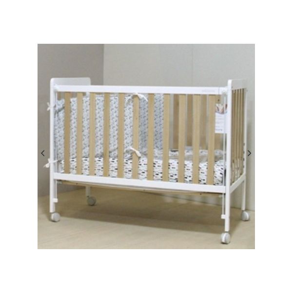 Berço Micuna Cama Nordika Branco / Waterwood 120 X 60 cm