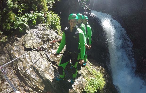 Canyoning und Rafting Package in Haiming als Geschenkidee