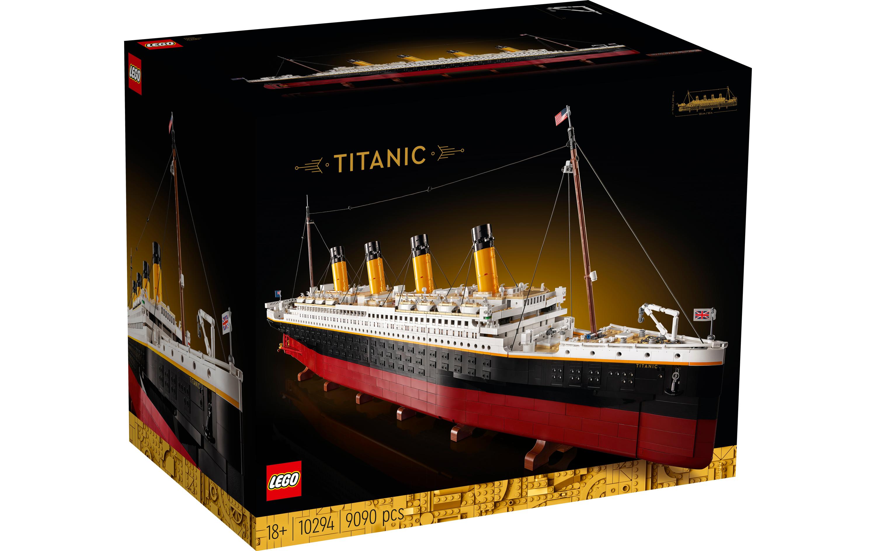 Icons Titanic 10294<br>Massstabs- und detailgetreues Modell des Linienschiffes