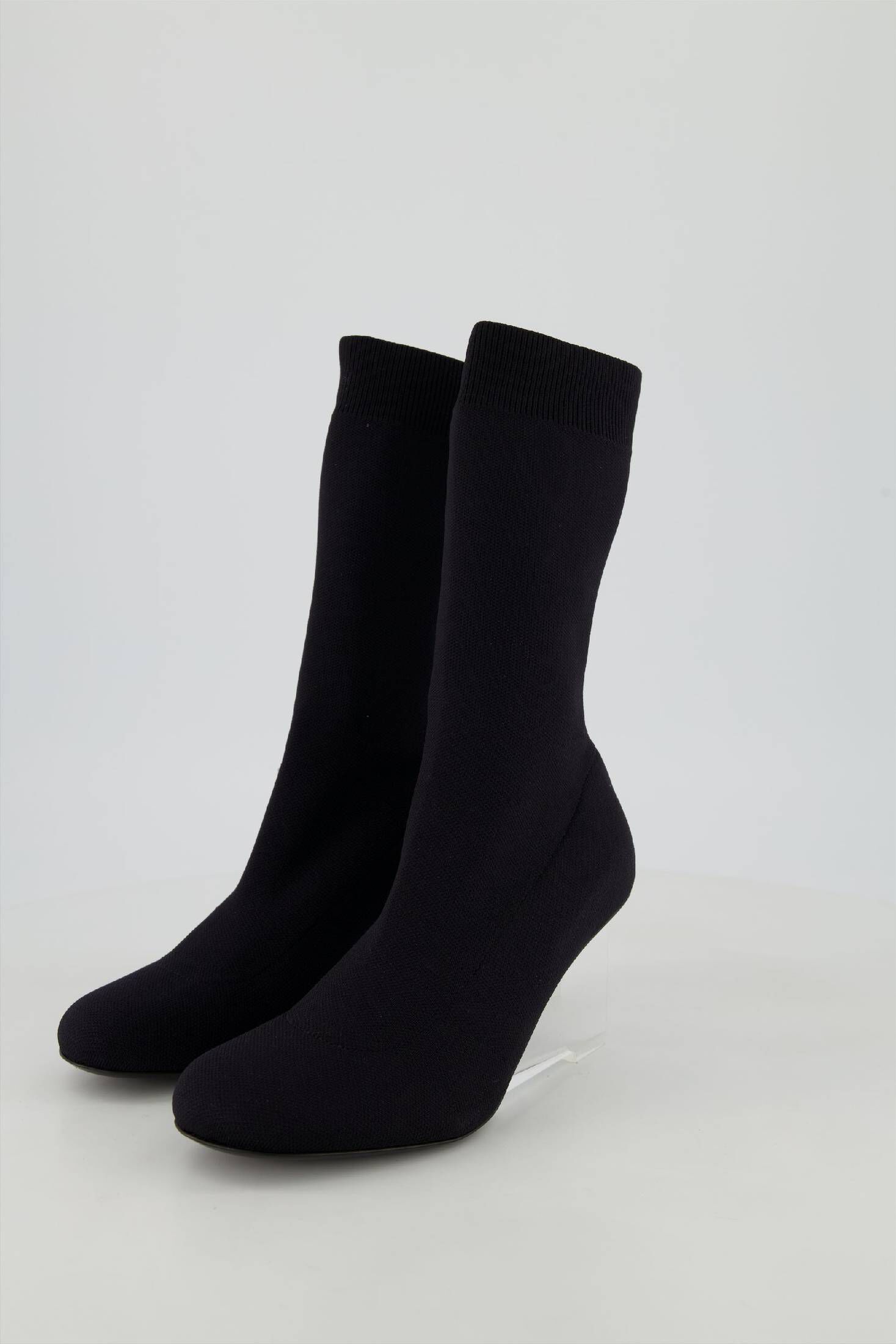Alexander McQueen| Damen Stiefelette KNITTING SOCK BOOT