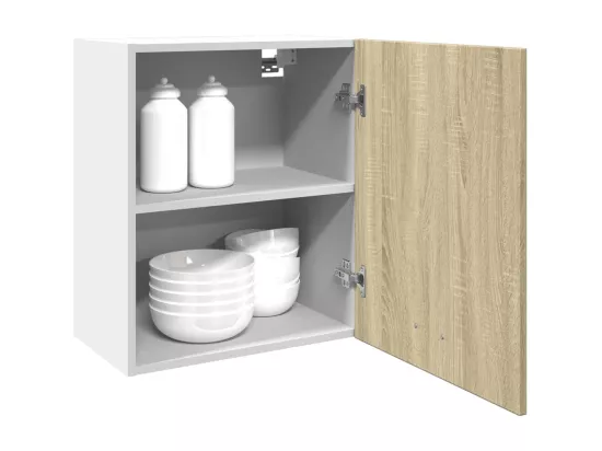 Armoire murale chêne sonoma 50x31x60 cm bois d'ingénierie