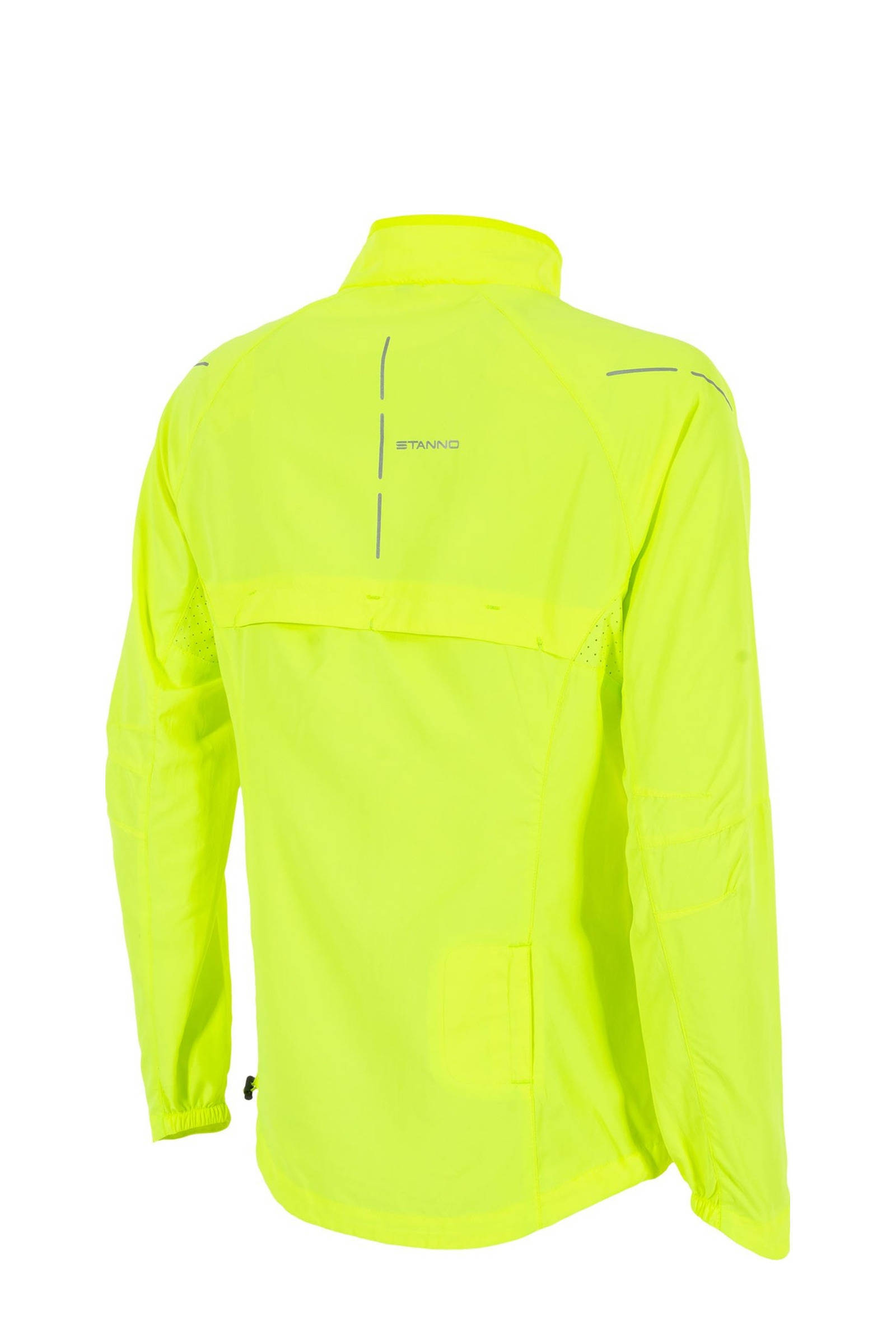 Stanno hardloopjack neon geel