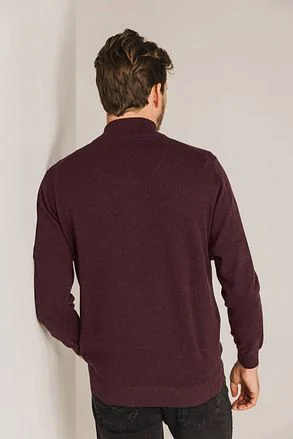 State Of Art Half Zip Trui Bordeaux 13124004-4900 kopen