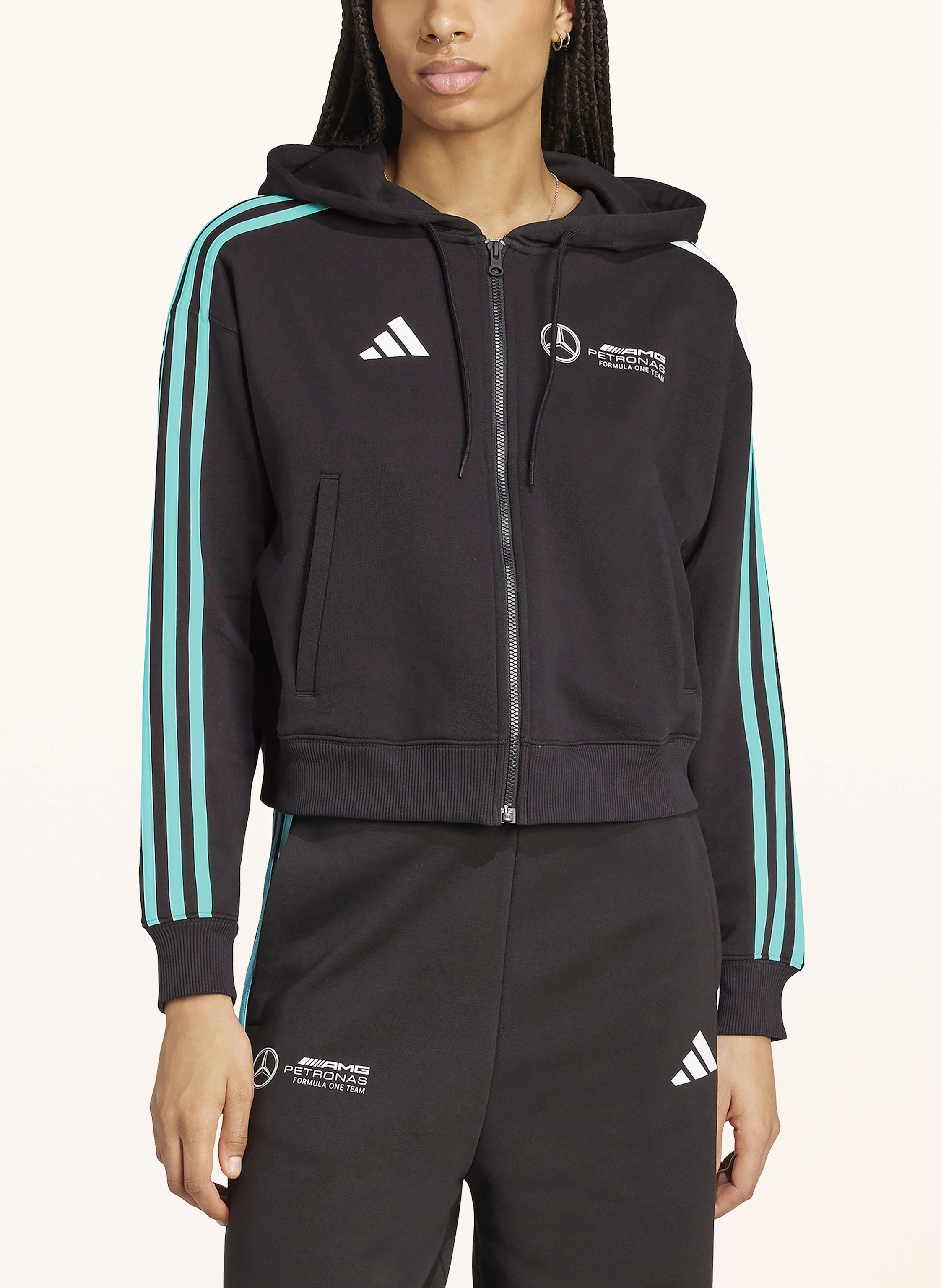 adidas Hoodie MERCEDES - AMG PETRONAS FORMULA ONE TEAM DNA