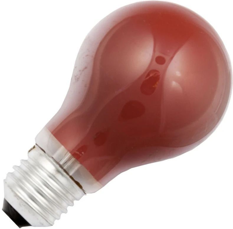 E27 Peervormige Lamp - Rood - 25W - Helder - 1000 Uur