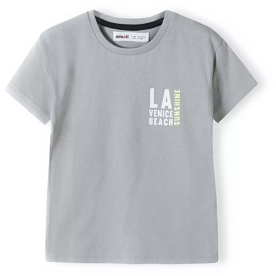MINOTI 3er-Pack T-Shirts MintgrünGrauWeiß