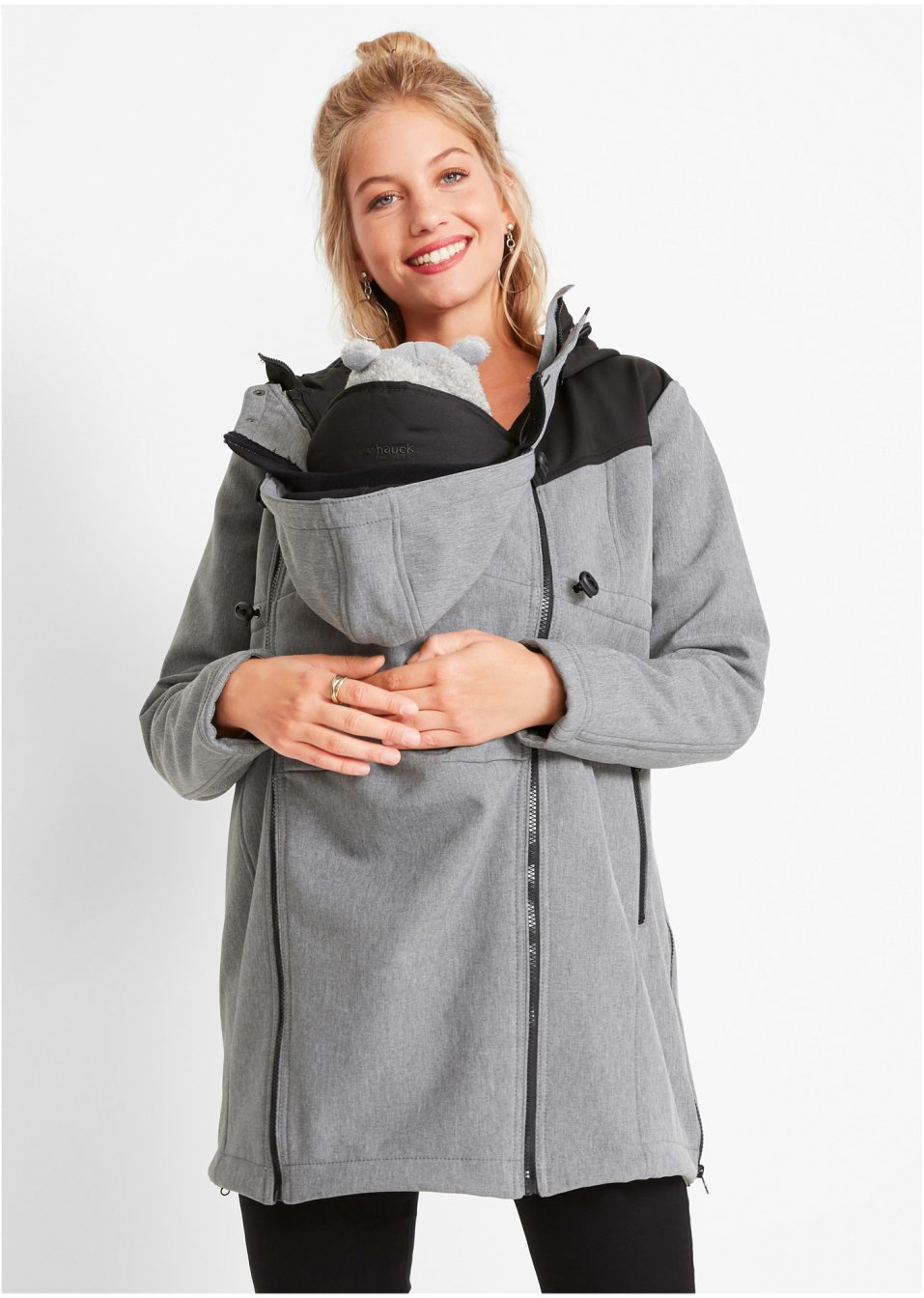Veste softshell de grossesse et de portage
