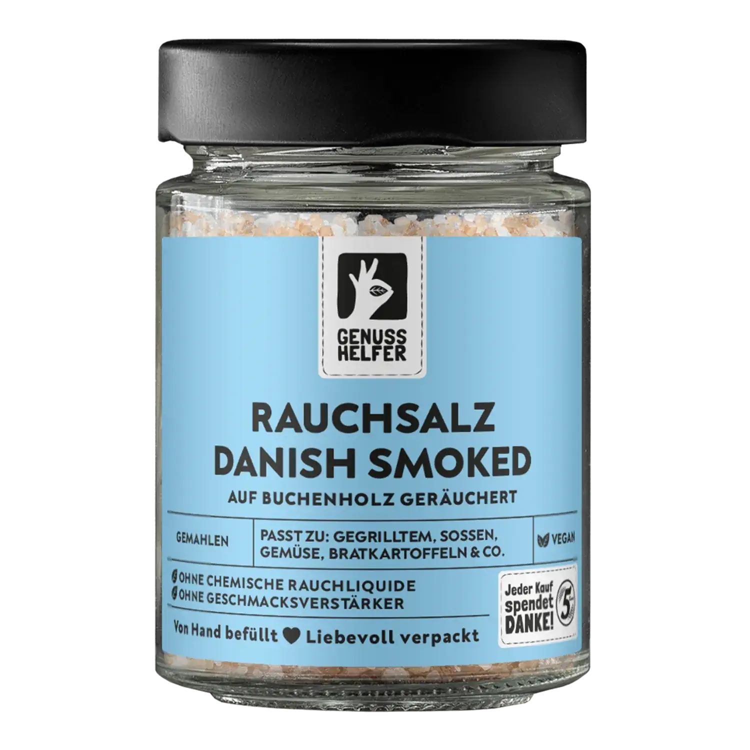 Dänisches Rauchsalz Danish Smoked, im Glas