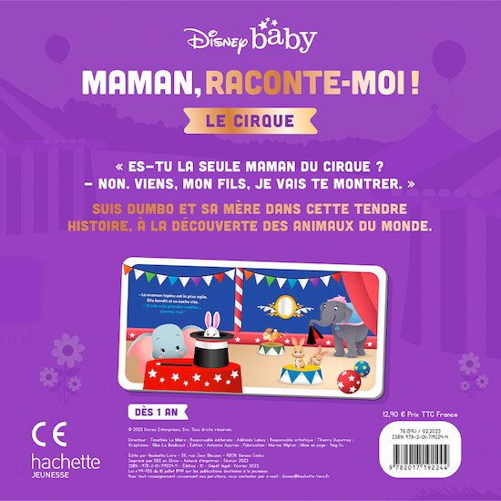 Disney Baby - Maman, Raconte-moi le cirque   de               Hachette Jeunesse Disney