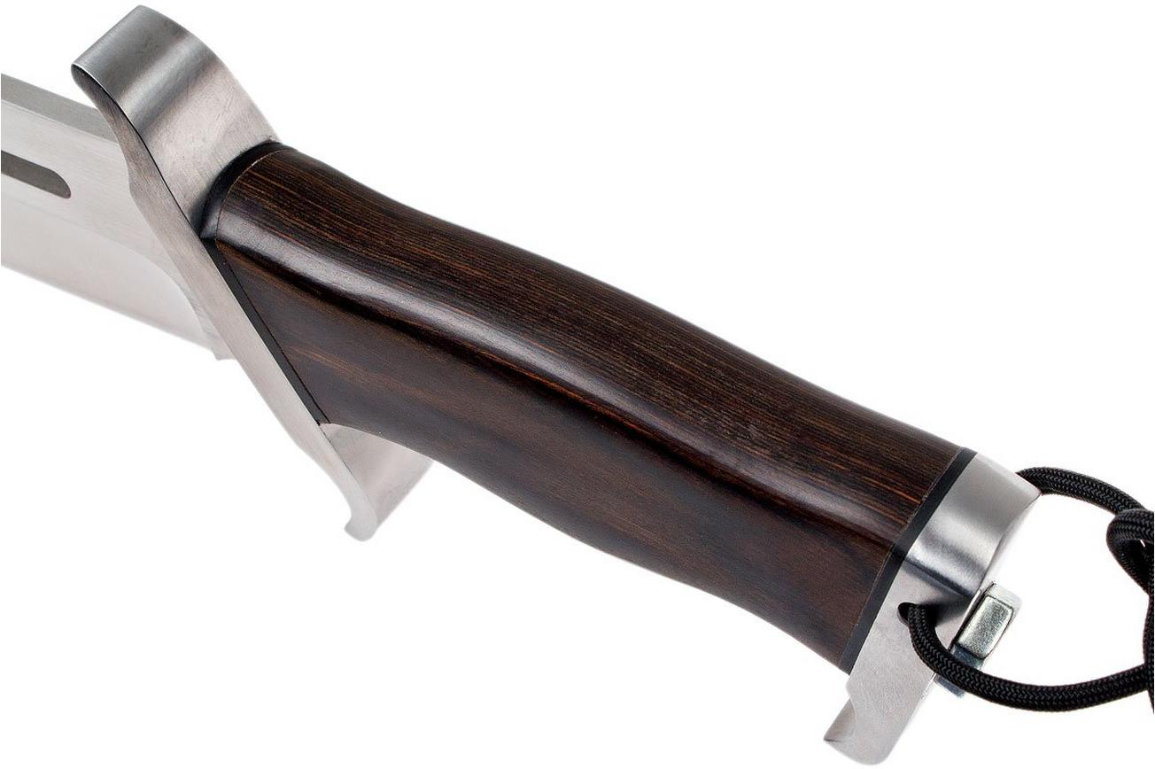 RAMBO knife Rambo 3 Signature Edition met houten handgreep, 9297