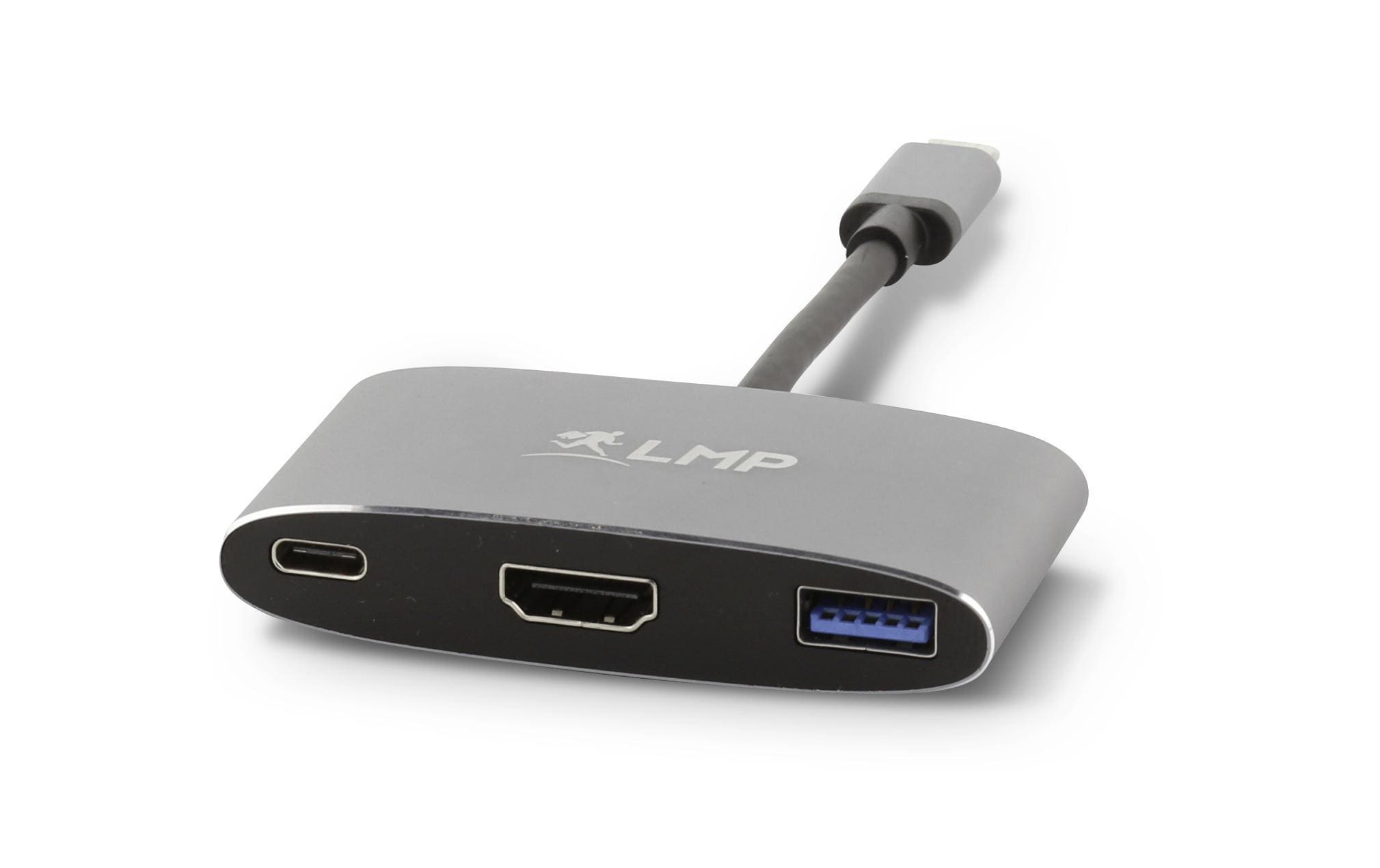 Multiadapter USB-C - HDMI USB 3.0 SpacegrauSchnittstellenerweiterung für USB Typ C Geräte