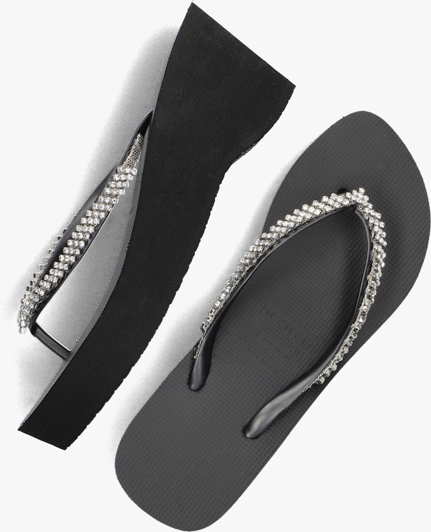 UZURII zwarte uzurii teenslippers classic black