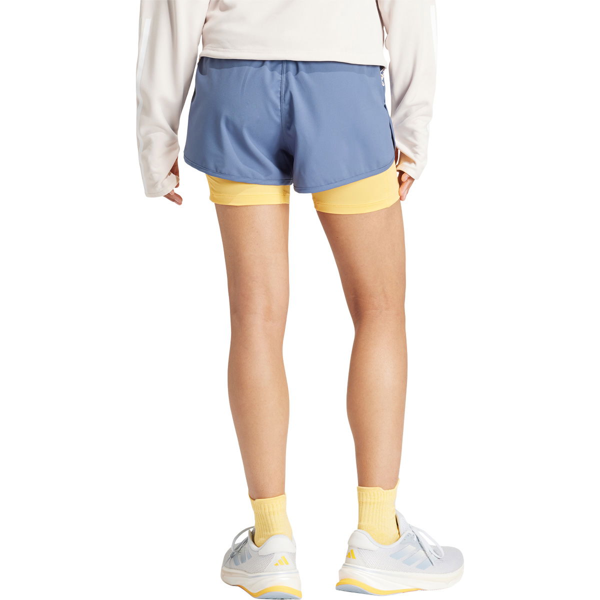 adidas Own The Run 3-Stripes 2in1 Løbeshorts Dame