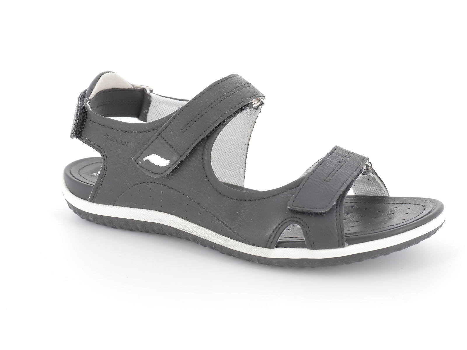 Geox-SANDALE D VEGA D52R6A Cuir Noir