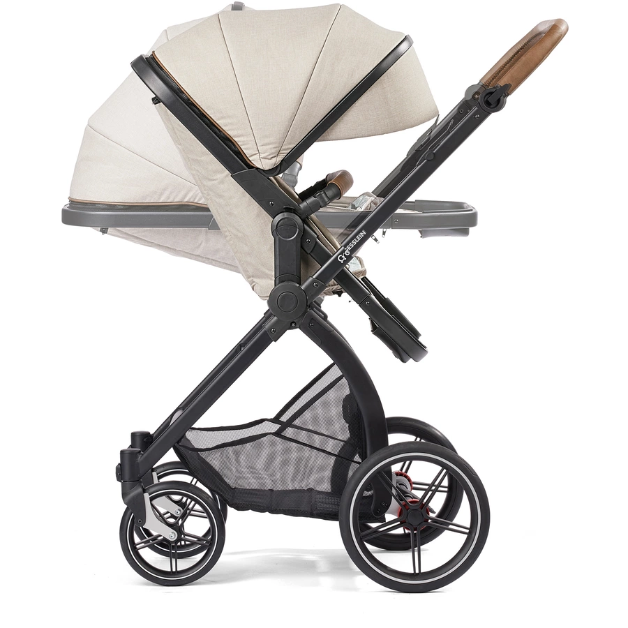 GESSLEIN Kombikinderwagen FX4 Life mit Handbremse, rose