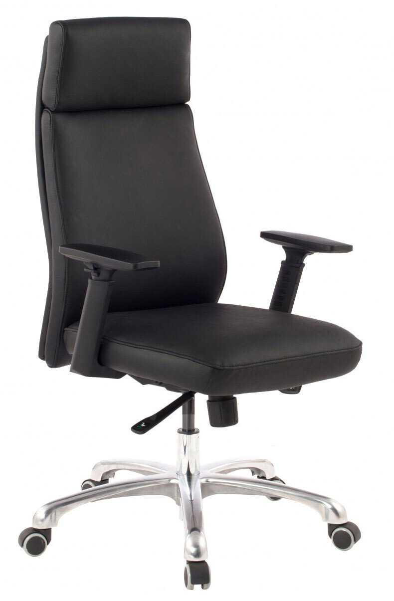 Chefsessel 68 x 118 cm schwarz silber