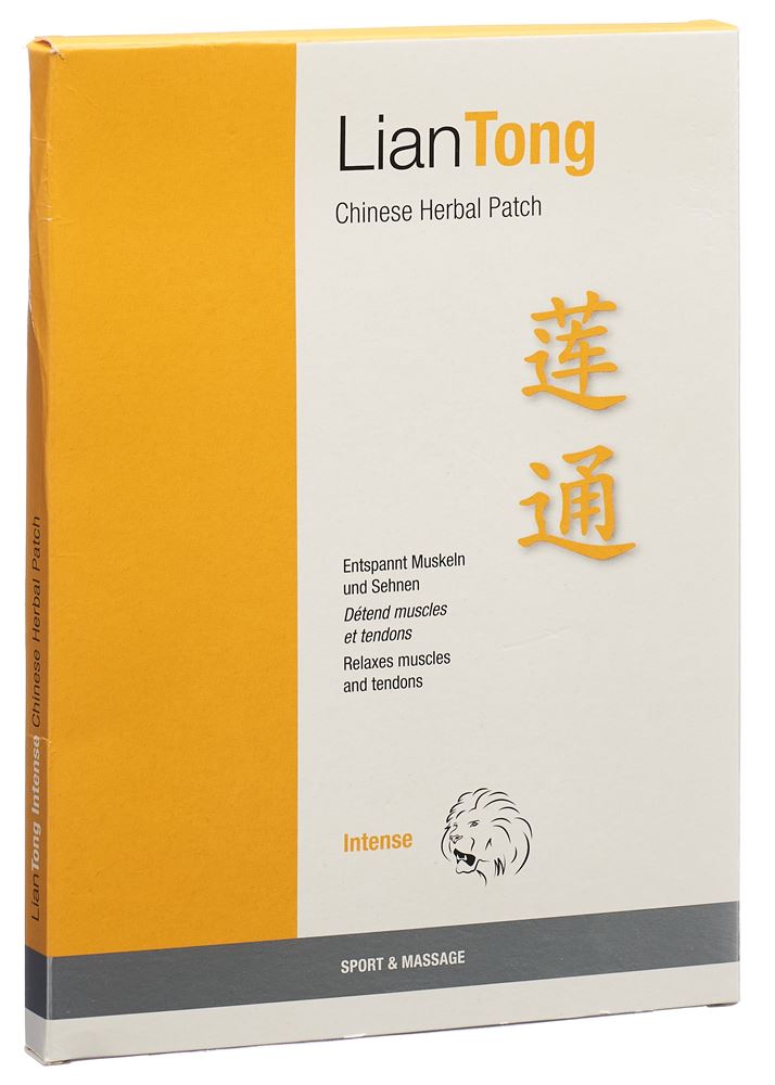 LIANTONG Chinese Herbal Intense Patch 10x14cm 5 Stk