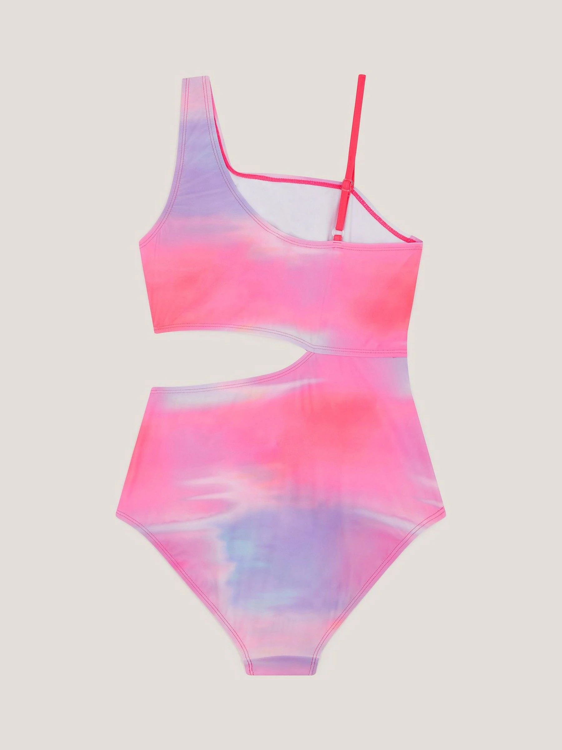 Monsoon Ombré Asymmetrical Cut Out Swimsuit
