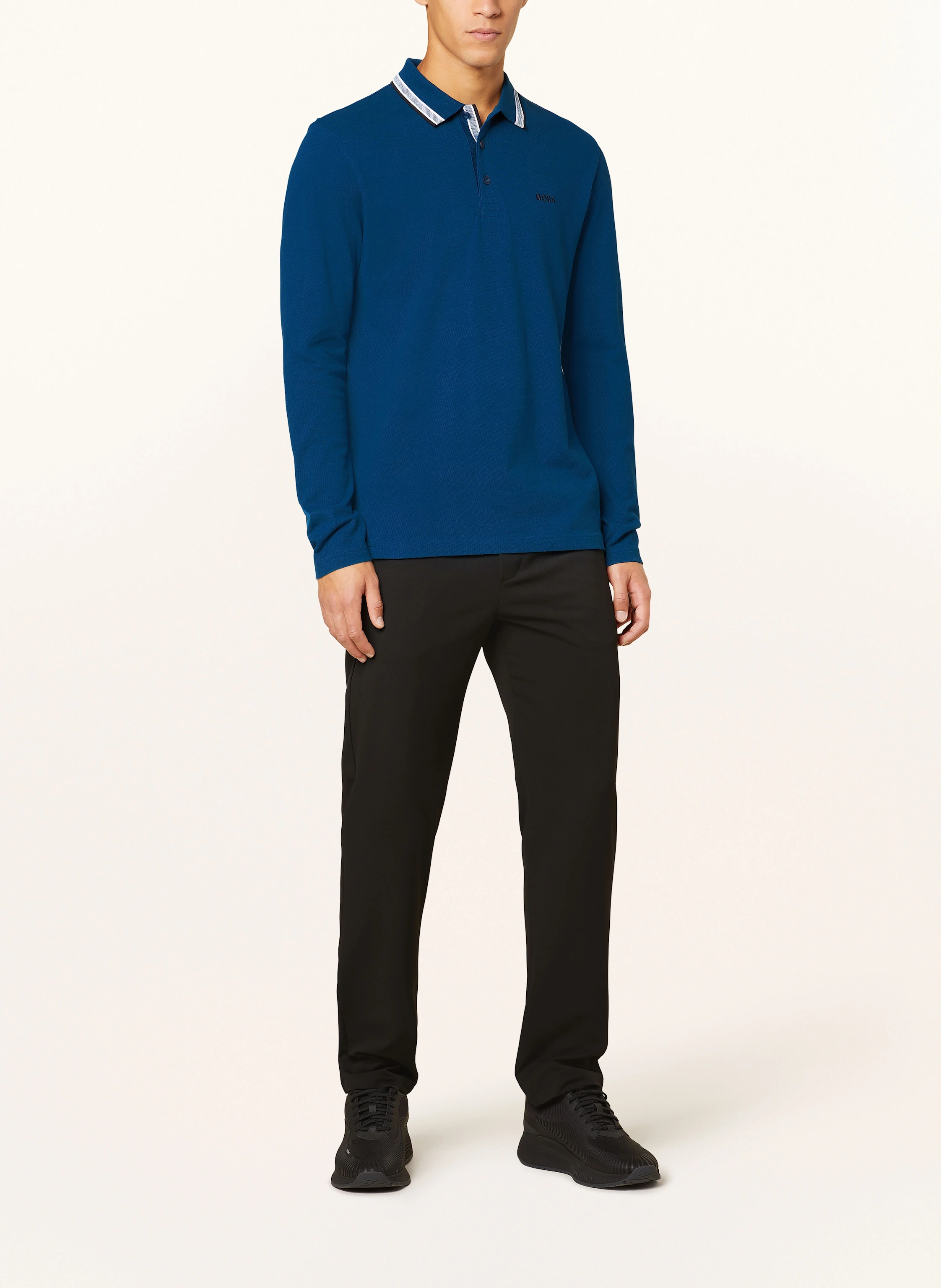 BOSS Piqué-Poloshirt PLISY
