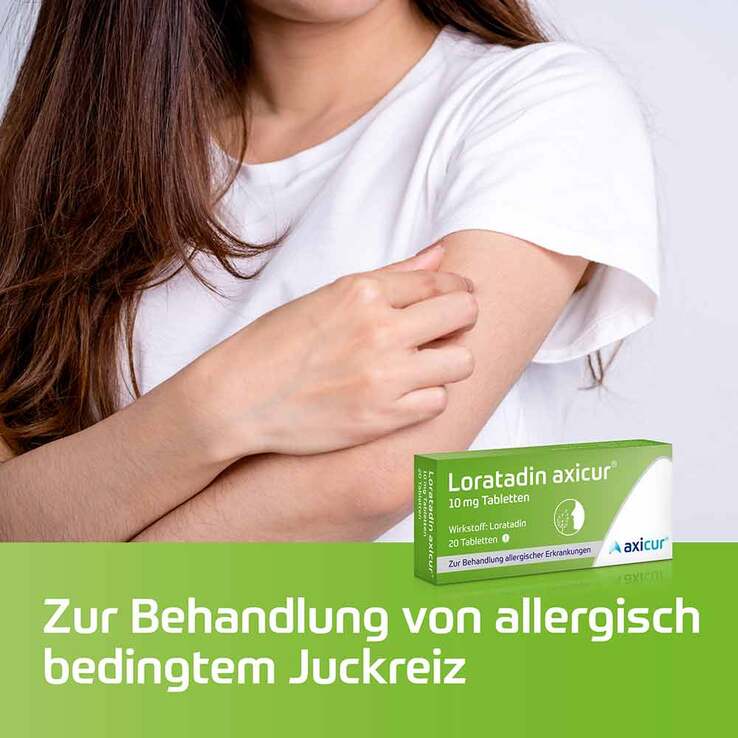 Loratadin axicur® 10 mg Tabletten, 20 St
