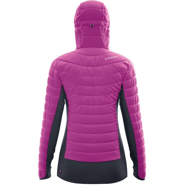 Doudoune alpinisme CAMP HYBRID JACKET LADY PURPLE/BLACK/WATER BLUE