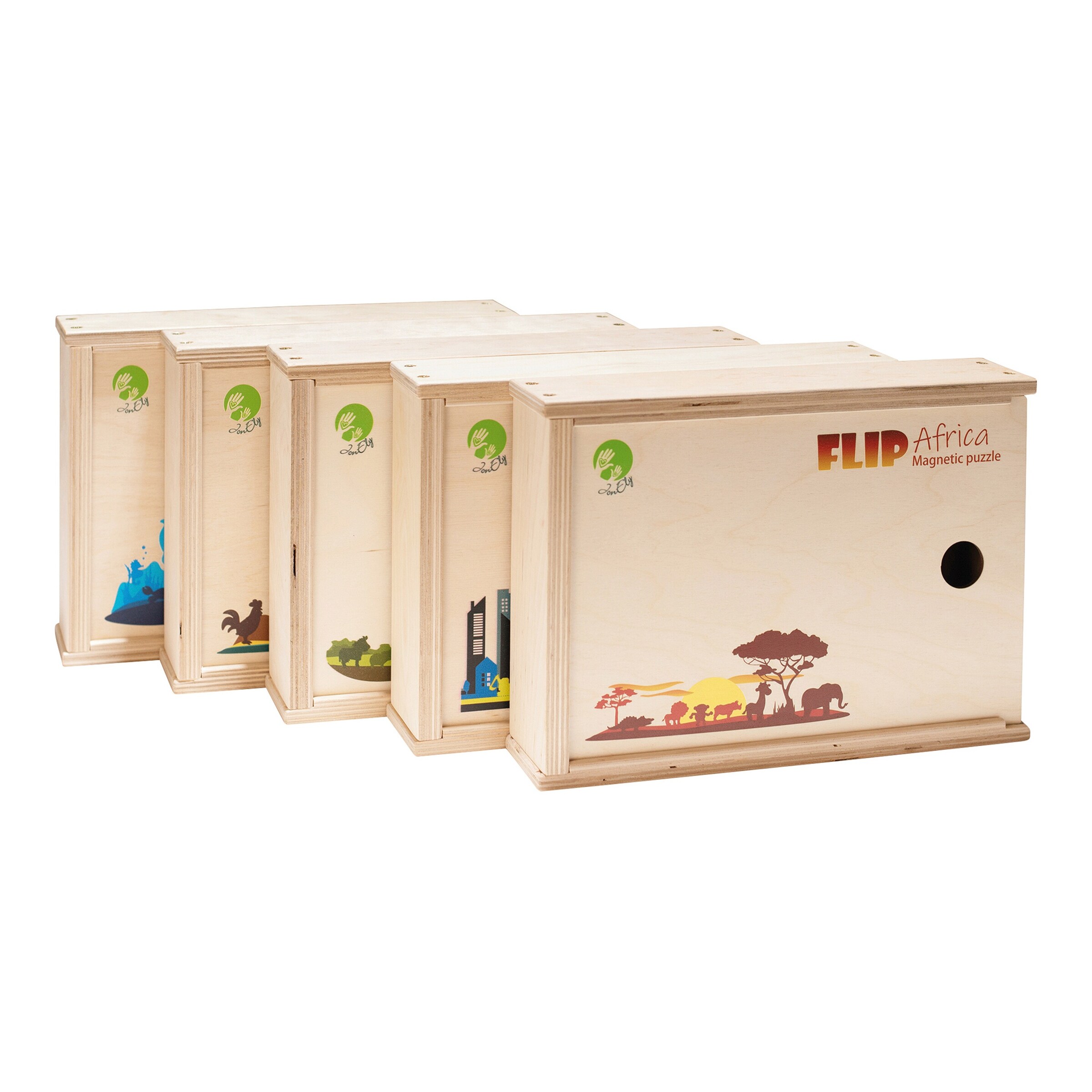 EDUPLAY Magnetpuzzle Transport 6er Set