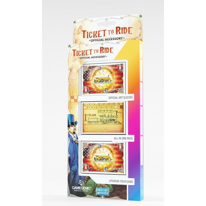 Ticket to Ride USA - Sleeves - Gamegenic
