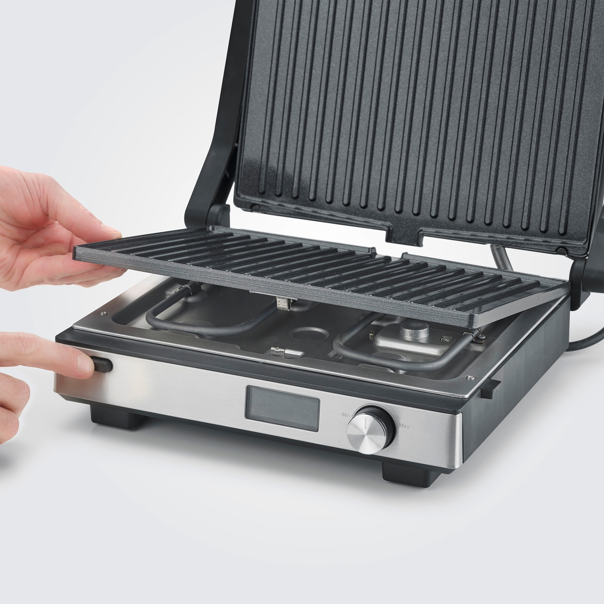 Severin KG 2380 Seveni Flex Multi-Kontaktgrill 3 in 1 2000 W schwarz
