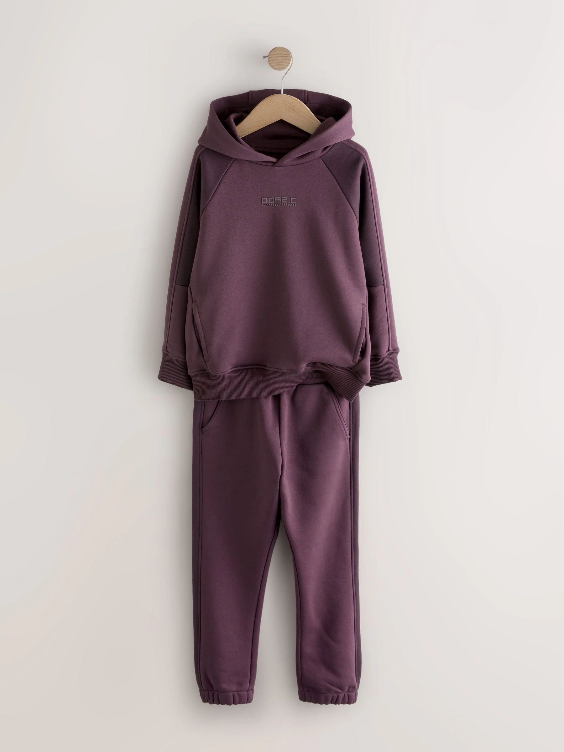 Bordeauxrood - Set van sweatshirt en joggingbroek