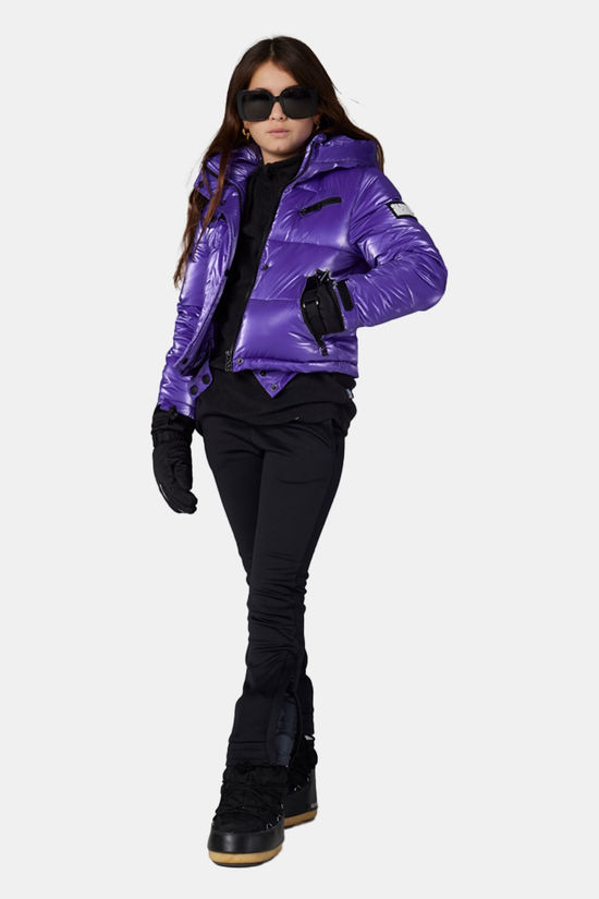 SuperRebel  SuperRebel  Spicy Girls Metallic Hooded Ski Jacket, Extra Clos Ski-Jas Junior