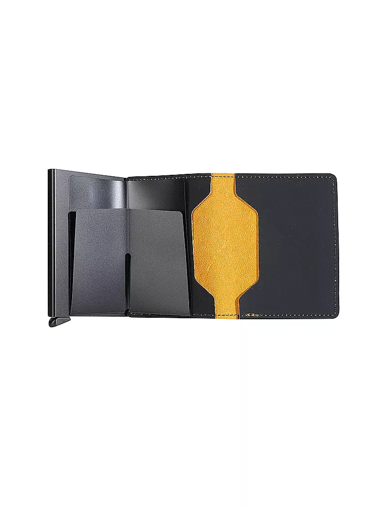 SECRID Geldbörse - Slimwallet MATTE black & ochre schwarz
