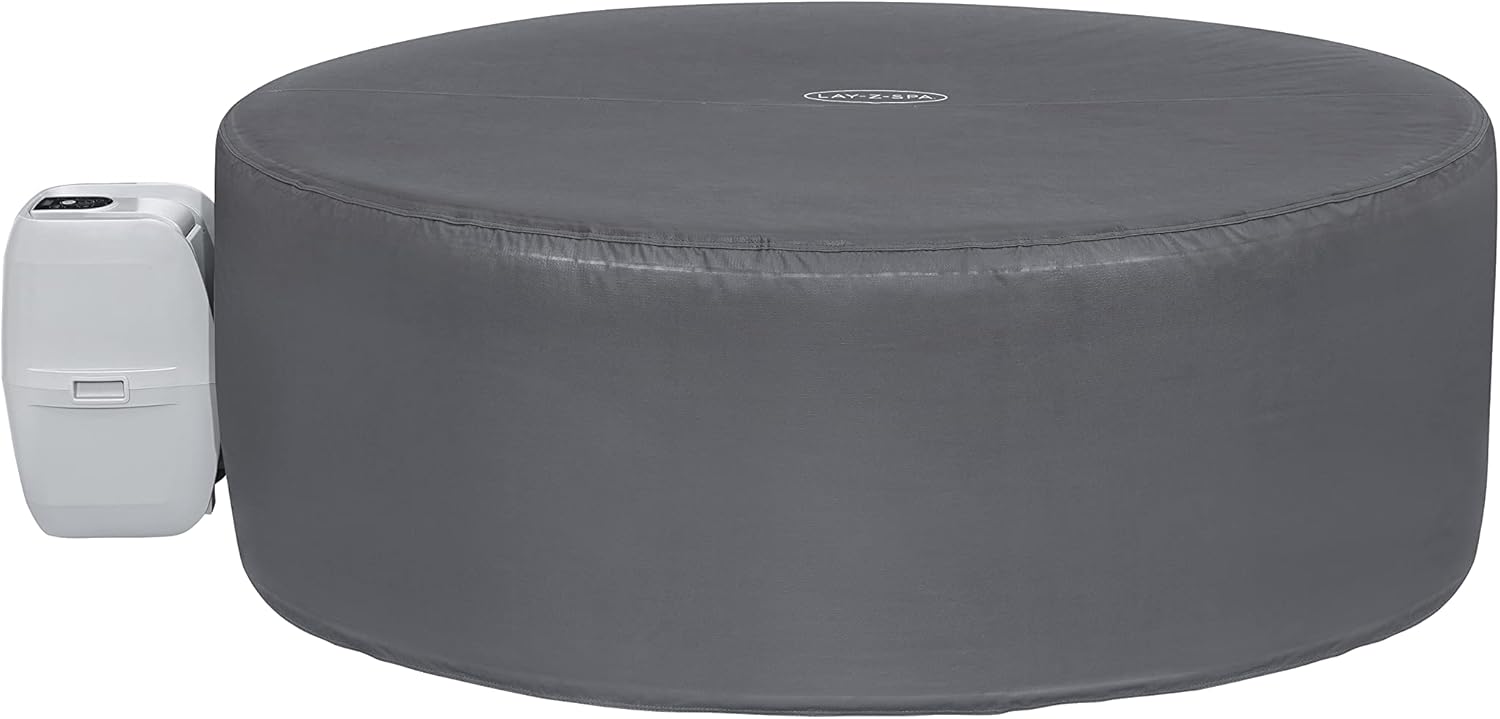 Bestway LAY-Z-SPA Xtras EnergySense Thermo-Komplettabdeckung Ø 180 x 66 cm, rund, Grau