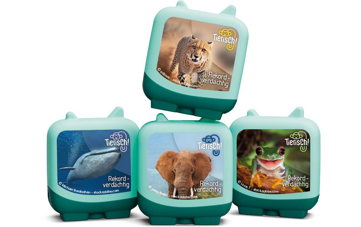 Hörbuch Clever Tonies – Tierisch 4er SetWissens-Hörspiele für Kinder