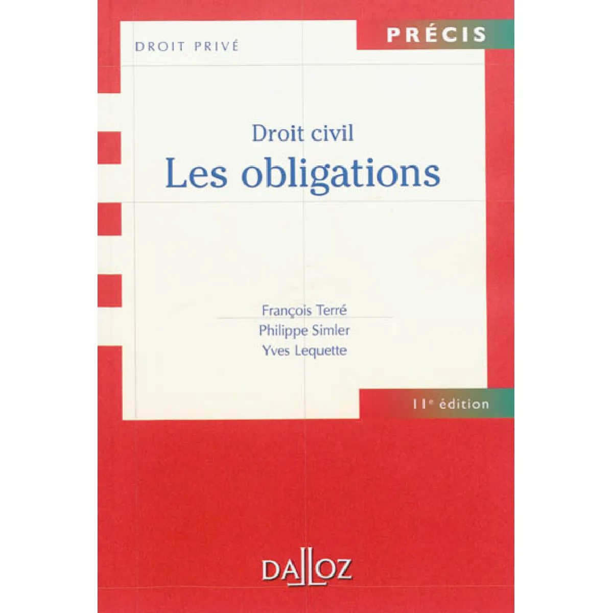 Droit civil : les obligations · Occasion