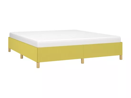 Sommier tapissier Vert 180x200 cm Tissu