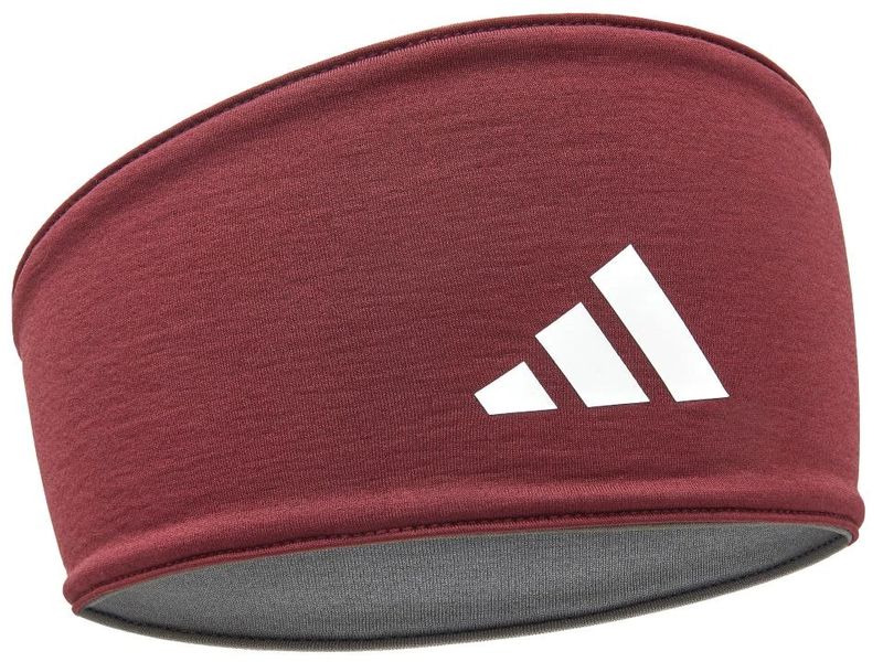adidas Reversible Headband Grau/Rot Kopfband