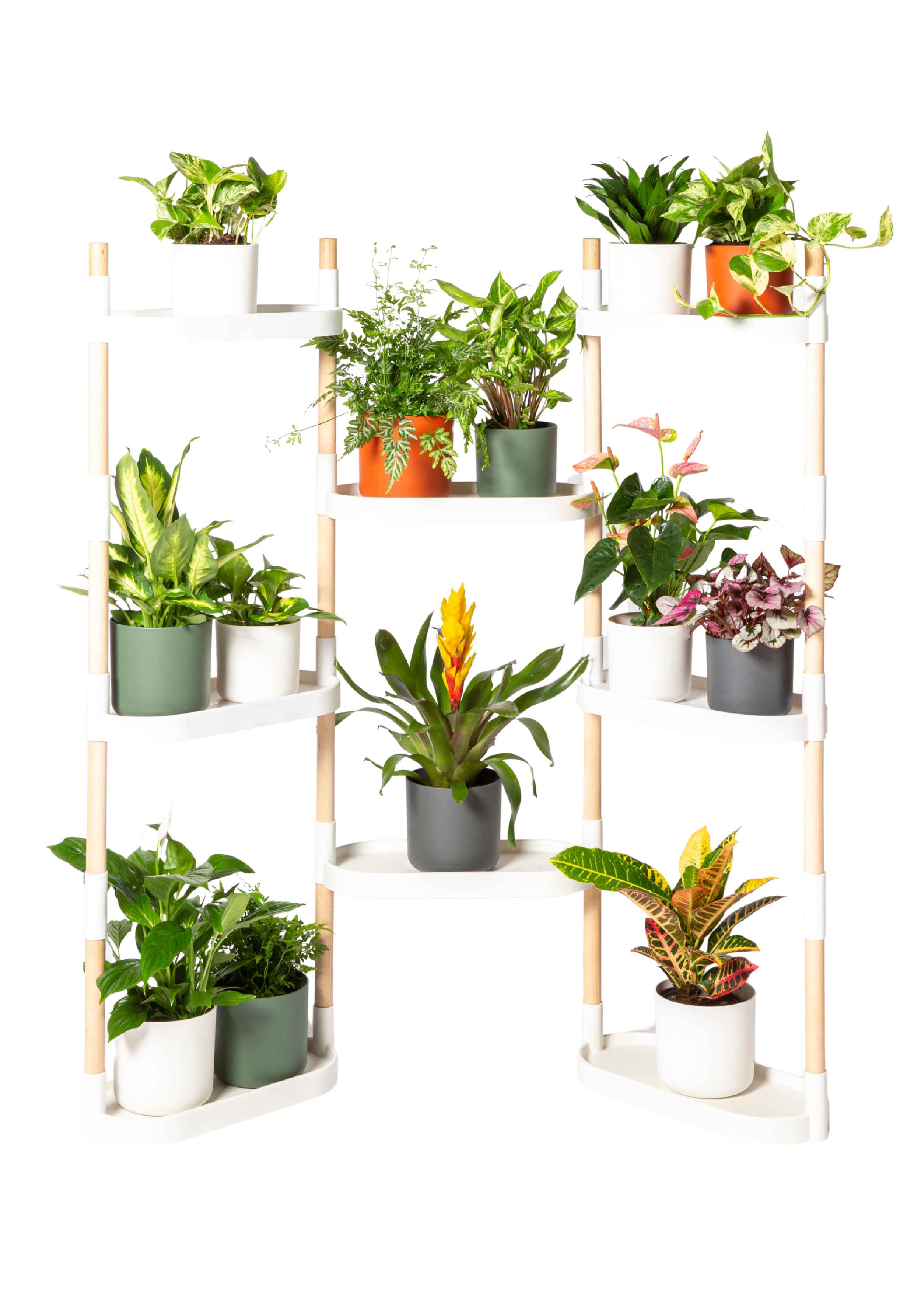 CitySens Modulares Pflanzenregal mit 8 Ablagen