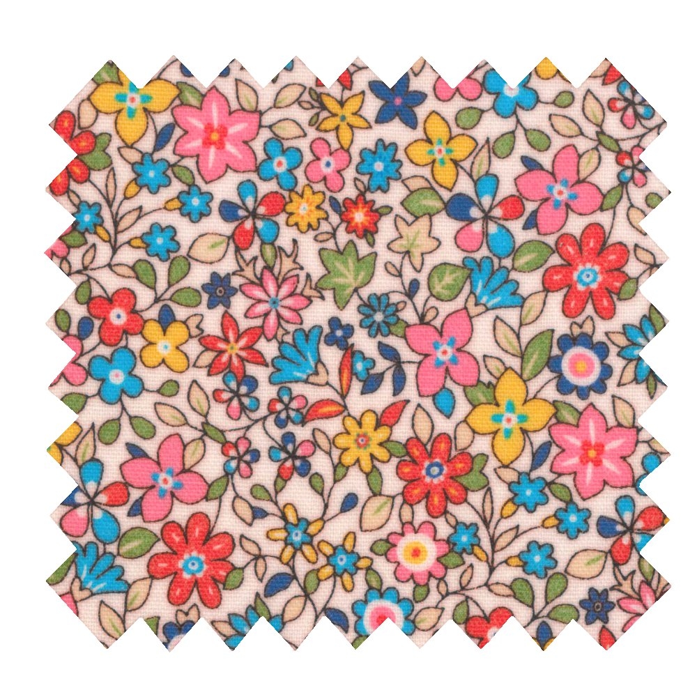 Tissu Enduit Au Mètre Mille Et Une Fleurs