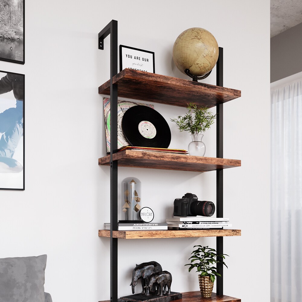 Vicco Loft BücherregalAva Standregal Wandregal 5 Ablagen Leiterregal Vintage