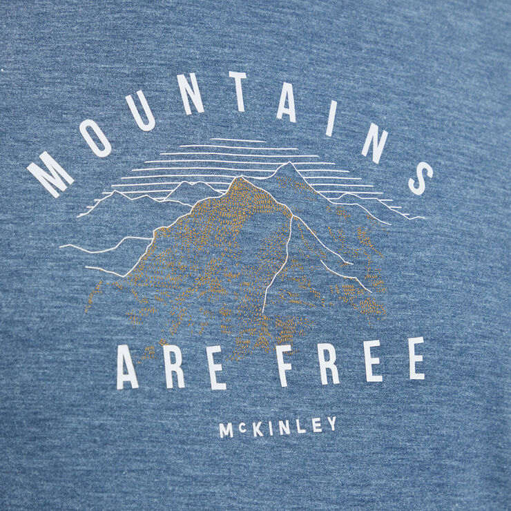 MCKINLEY Rogin T-shirt Blå