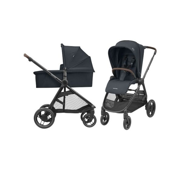 Maxi-Cosi Street+ Trio Essential Graphite (Black Frame + Brown Leather)