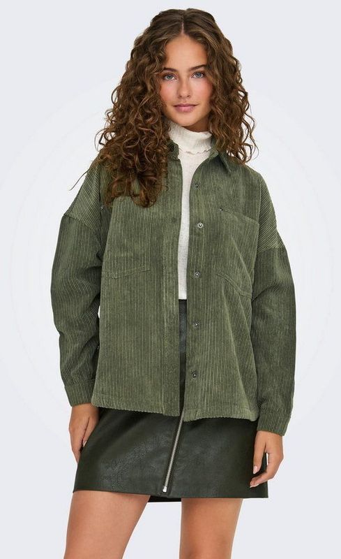 Only - JANINE-RAI - Blouse - Effen - Corduroy - Oversized