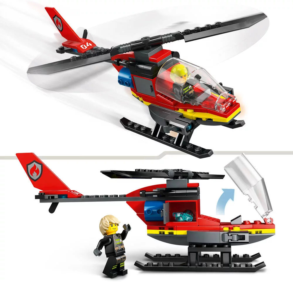 LEGO®CITY 60411 - L’HELICOPTERE DE SECOURS DES POMPIERS
