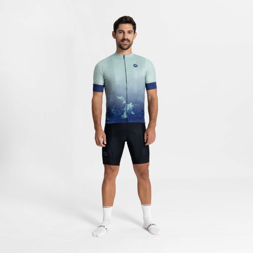 Rogelli Nebula Cykeltrøje Blå