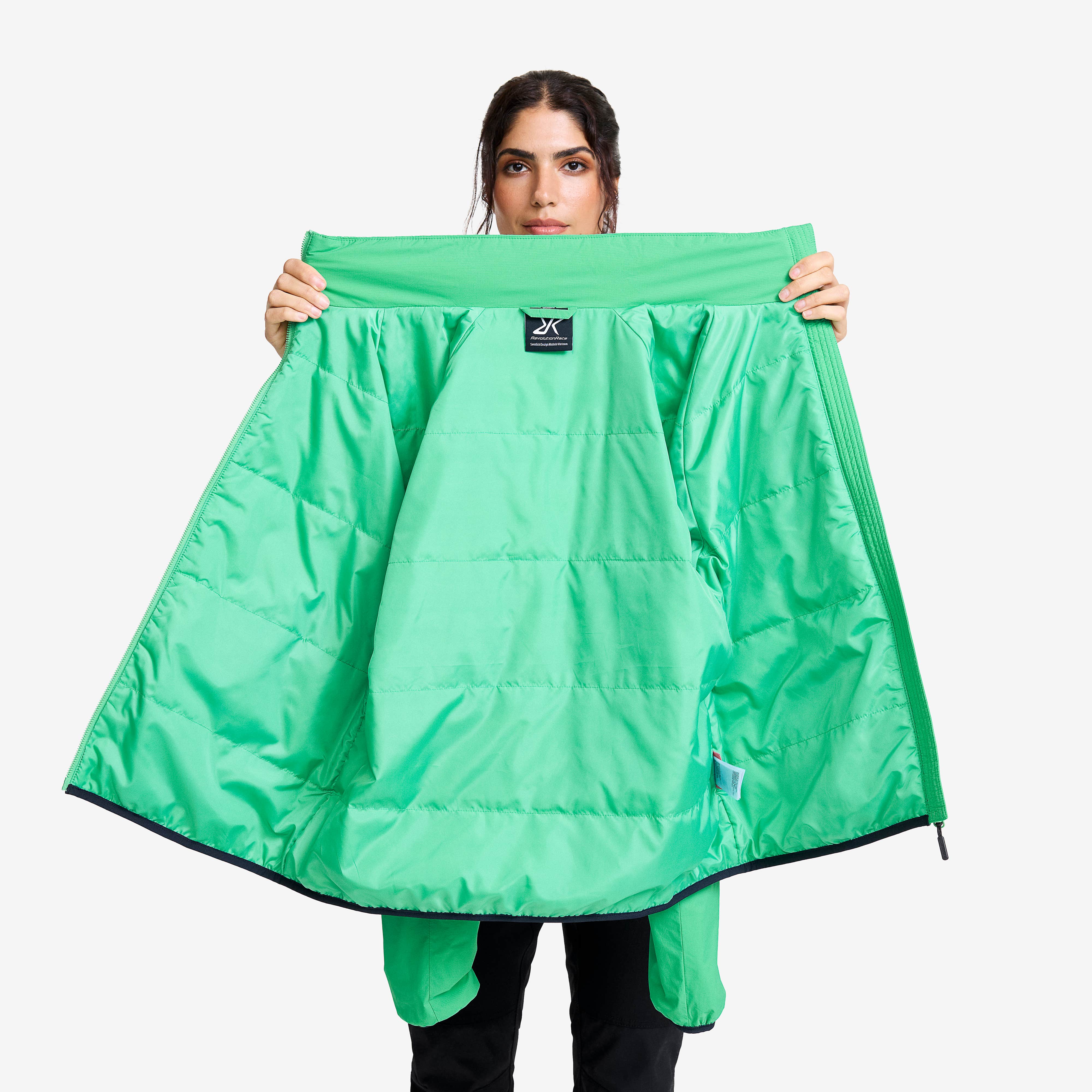 Flatter Insulated Jacket Dame Green Spruce