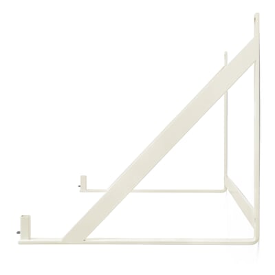 Wandhalterung zu Container DS, RAL 1013 Perlweiß
