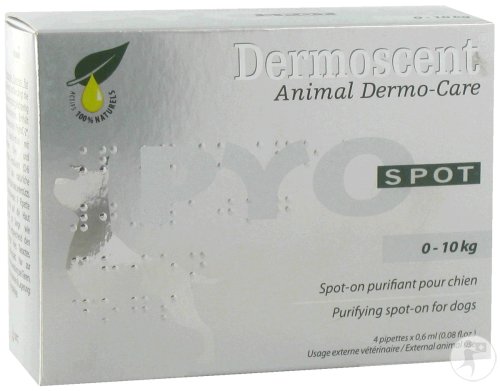 Dermoscent PYOspot Chien 0-10kg Pipettes 4x0,6ml