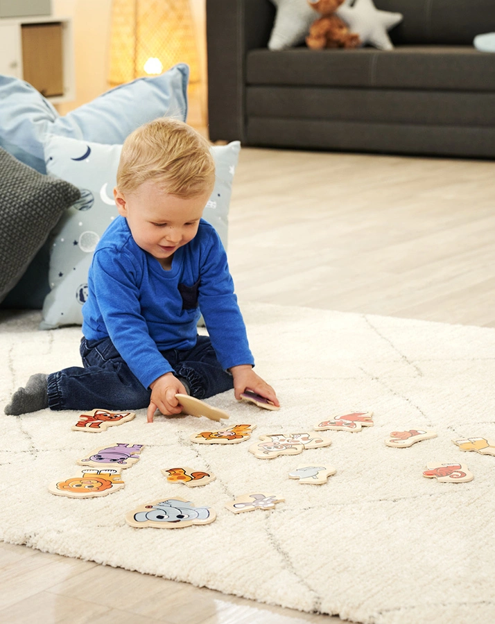 Holz-Puzzle TIERE 16-teilig